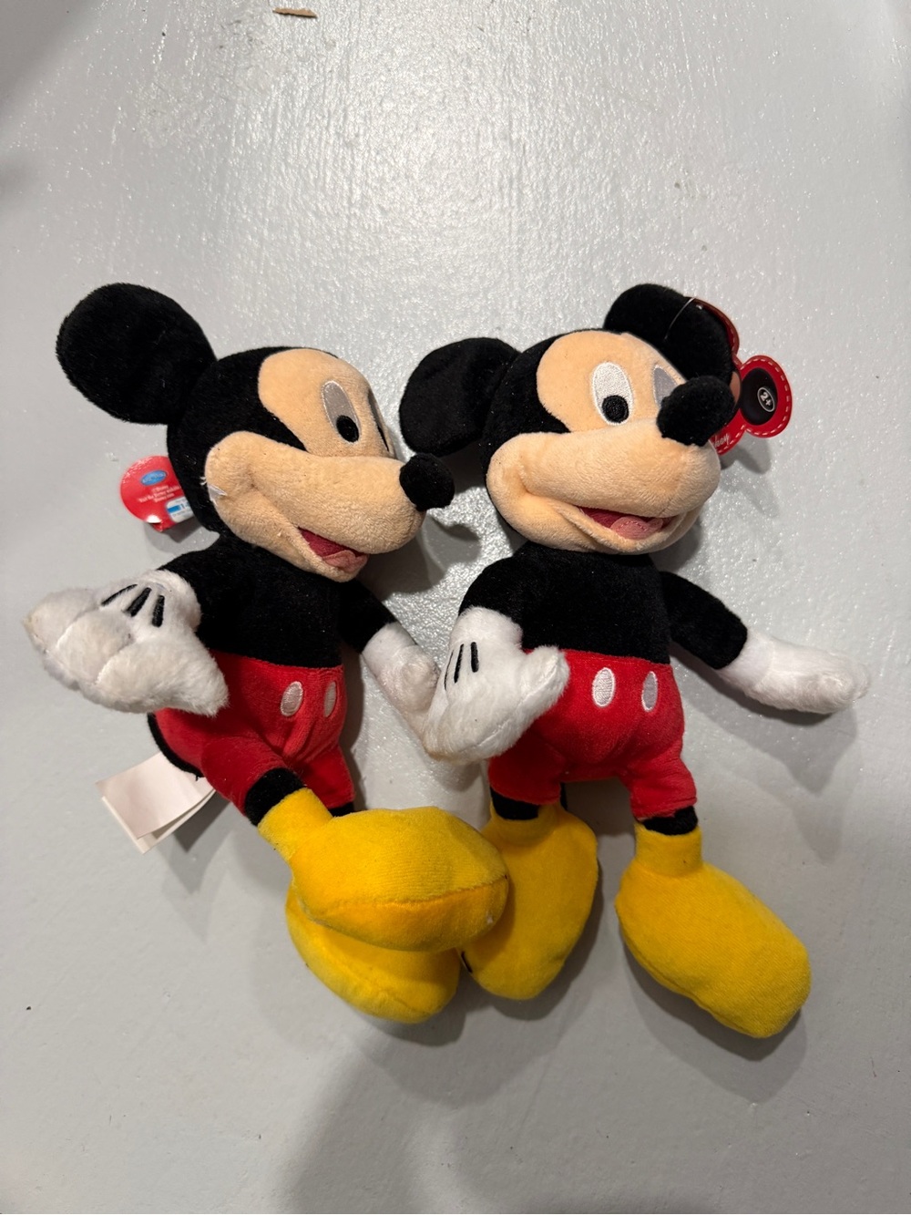 Disney Mickey Mouse Two Plush Stuffed Toys